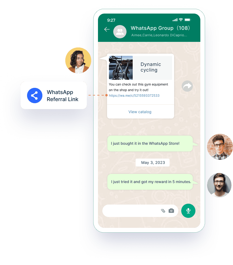 WhatsApp referral link